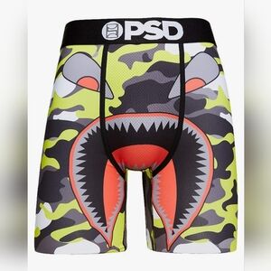 PSD Yellow Neon Warface Men's Boxer Brief Underwear